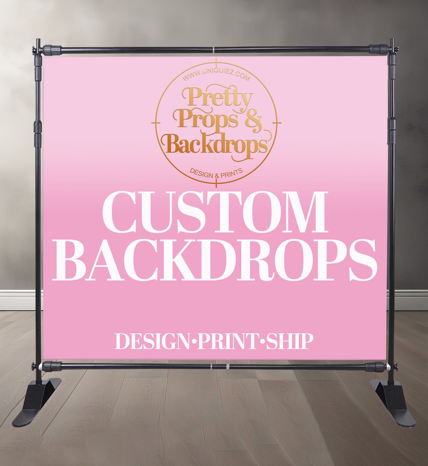 Ready to print  Backdrop Banner